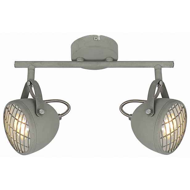 Candellux Pent 92-68057 Šedá Stropní Svítidlo Kovová 2xGU10