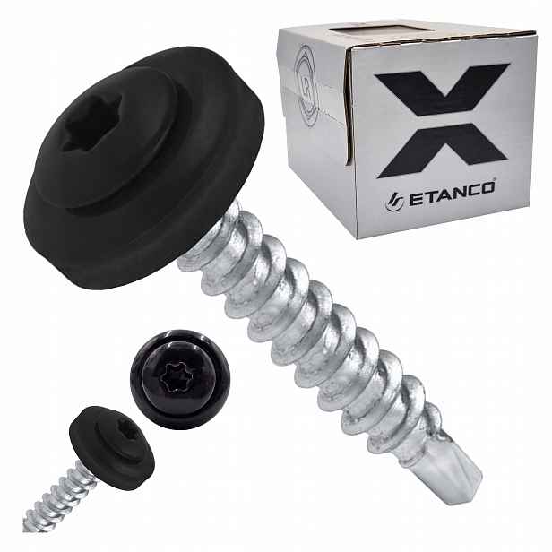 Farmářské Vruty Etanco 9005 4,8X35 Torx 250 Ks
