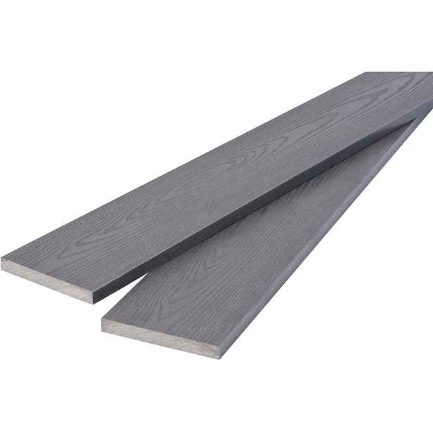 Plotovka dřevoplastová ST Dřevoplast šedá 14×120×1 500 mm