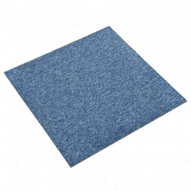 vidaXL Koberec 20 ks Modrá 50 x 50 cm 100% polypropylen