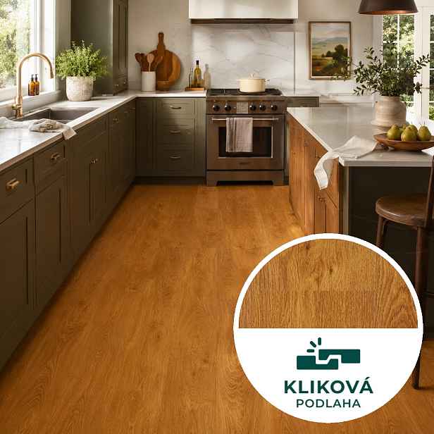 Vinylová podlaha kliková Canadian Design Edmonton, 1230 x 180 mm, Egibi