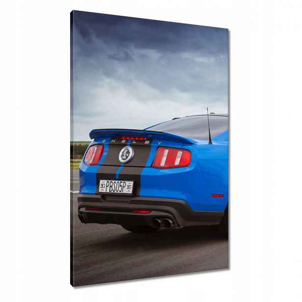 Obrazy 60x90 Modrý Ford Mustang