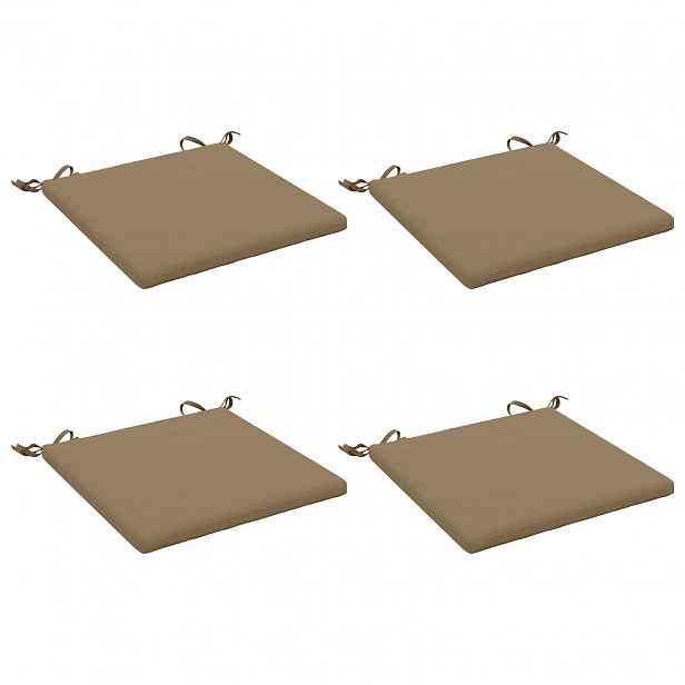 vidaXL Polstry ve 4 kusech SOEST 4 ks 100% polyester Taupe