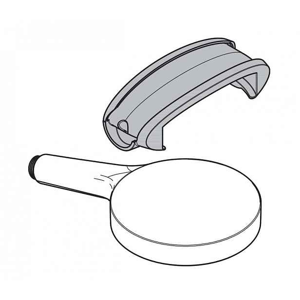 Hansgrohe - Náhradní sprcha s adaptérem Allrounder, chrom 93829000