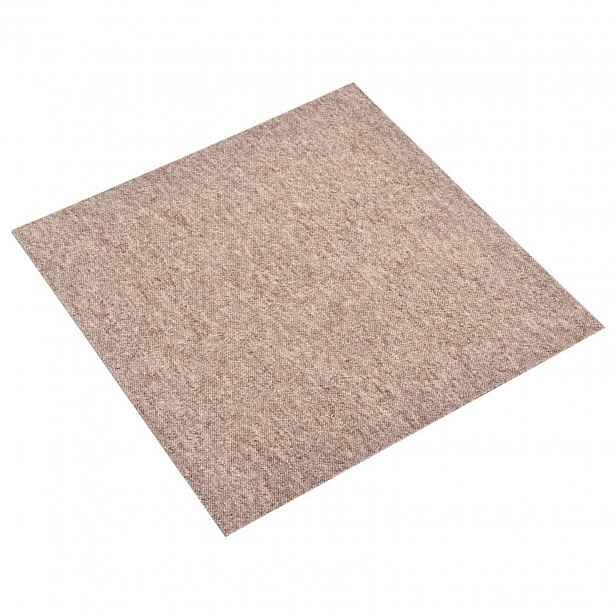 vidaXL Koberec 20 ks Béžová 50 x 50 cm 100% polypropylen