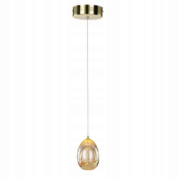 Závěsná zlatá šampaňská Led ozdobná lampa glamour do ložnice 3000K Italux