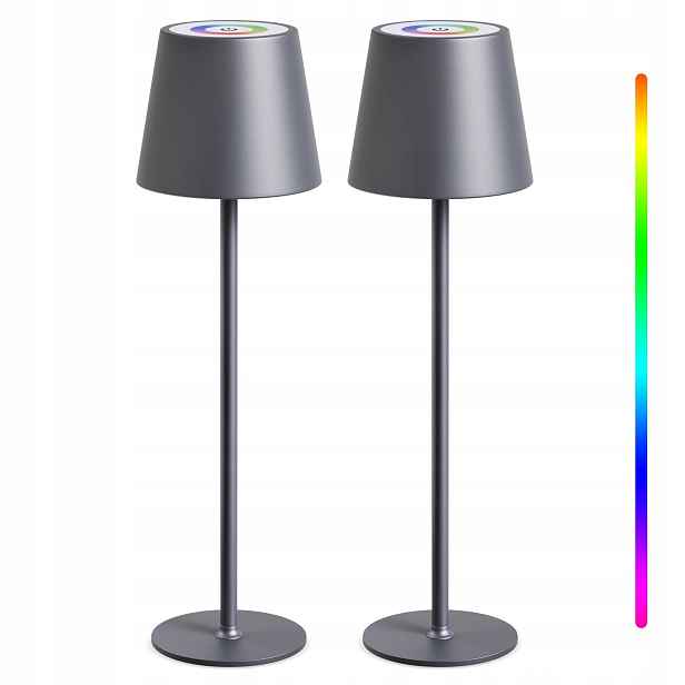 Bezdrátová stolní lampa Malux Vodotěsná, stmívatelná, 2 kusy