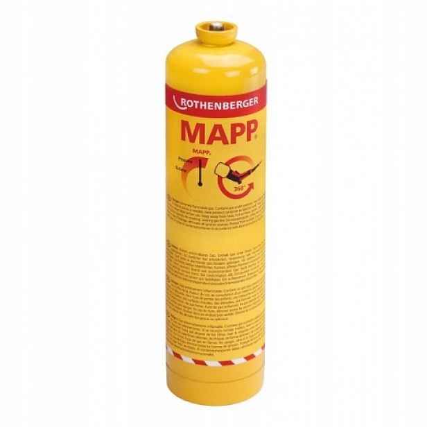 Lahev Mapp Gaz 650 ml Rothenberger 35521 závit 7/16" práce při 360° 400 g