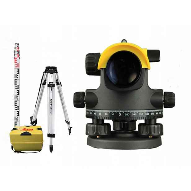 Optický nivelátor Leica NA532 Set, stativ, záplata
