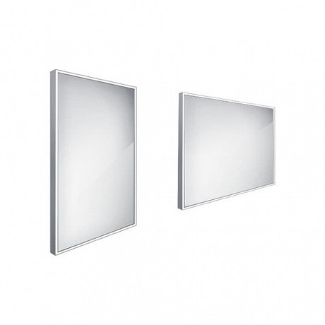Zrcadlo bez vypínače Nimco 70x50 cm hliník ZP 13001
