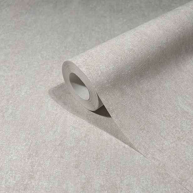 Béžová Tapeta S Betonu Vinylovým Efektem