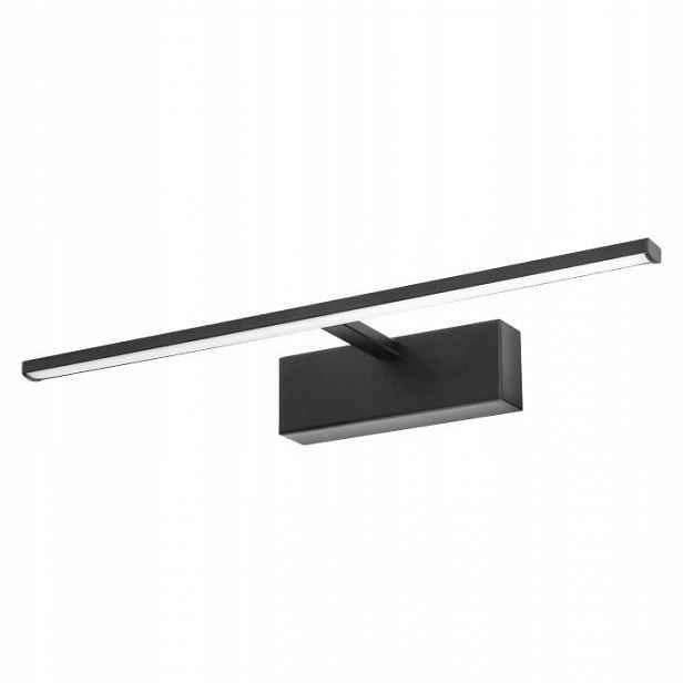 Černá Led nástěnná lampa nad zrcadlo do koupelny 8W 40cm Mera Orno