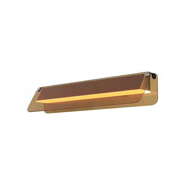 Maytoni Flat nástěnné Led svítidlo 10W 1150lm 3000K černo-jantarové 43 cm