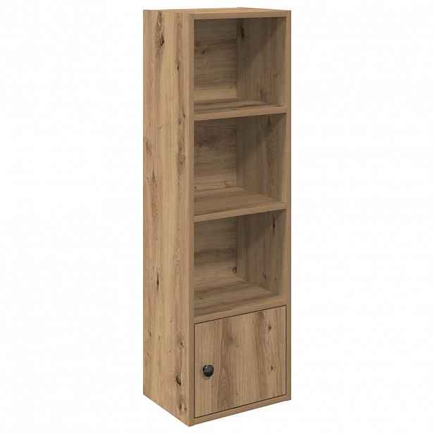 vidaXL Knihovna dub artisan 31x24x102 cm kompozitní dřevo