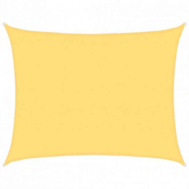 vidaXL Plachta proti slunci 160 g/m² béžová 6 x 8 m HDPE