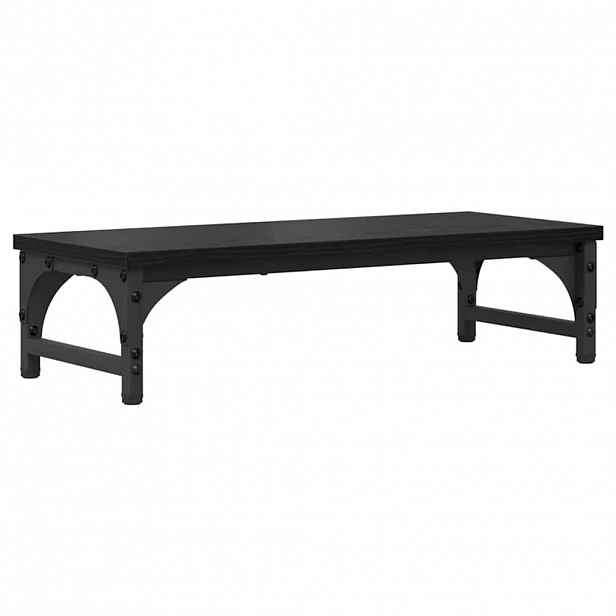 vidaXL Stojan na monitor Černý dub 55 x 23 x 14 cm Kompozitní dřevo