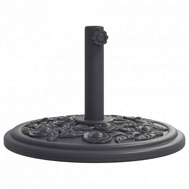 vidaXL Stojan na slunečník pro tyč Ø 38 / 48 mm 12 kg kruhový