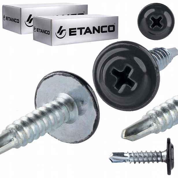 Samovrtné podložky 4,2 x 19 mm Ral 7016 500 ks Etanco Gm-b