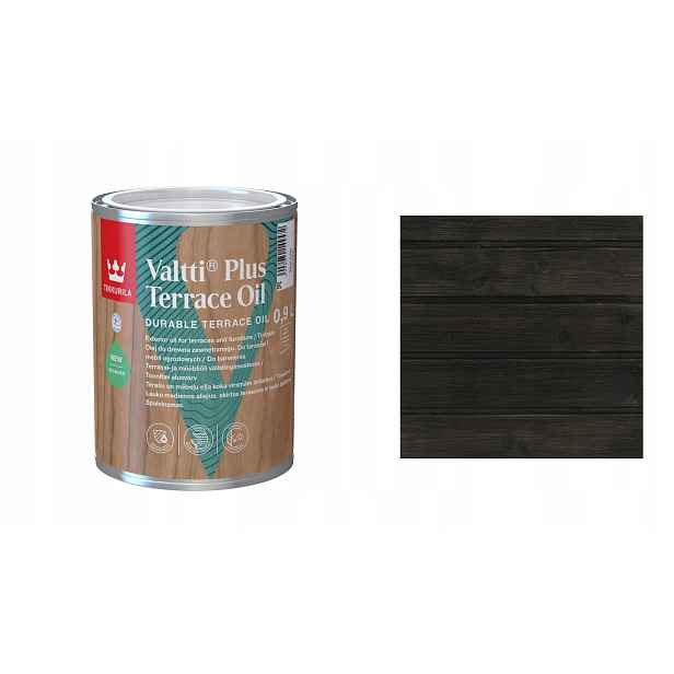 Tikkurila Valtti Plus Terrace Oil 0,9L 219A Černý Olej Na Terasu