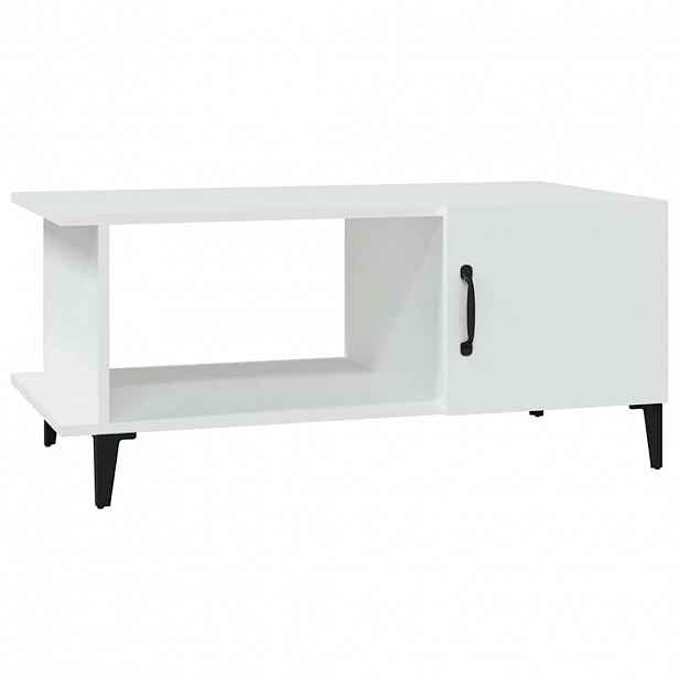 vidaXL Konferenční stolek bílý 90 x 50 x 40 cm kompozitní dřevo
