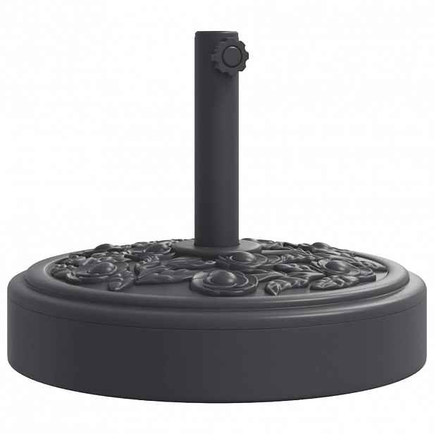 vidaXL Stojan na slunečník pro tyč Ø 38 / 48 mm 25 kg kruhový