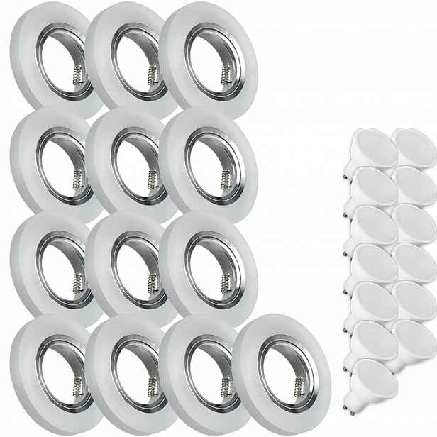 13X Skleněná Lampa Moderní Kulaté Svítidlo Silné Sklo 10W Led Žárovka