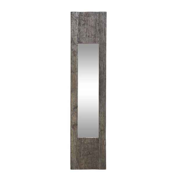 Antik nástěnné zrcadlo z recyklovaného dřeva Grimaud L - 26*3*122 cm Chic Antique