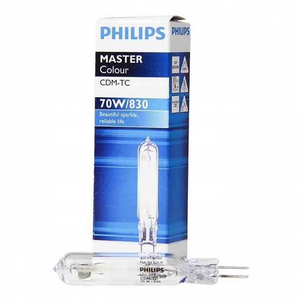 Metalhalogenidová lampa Philips Cdm-tc 70W 830 G8,5 MasterColour žárovka lm