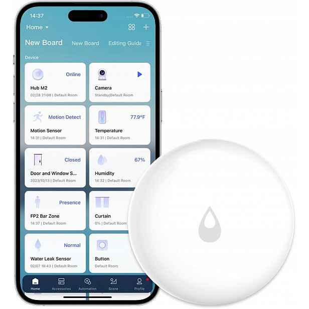 Mini Bezdrátový Senzor Úniku Vody Pro Alarm