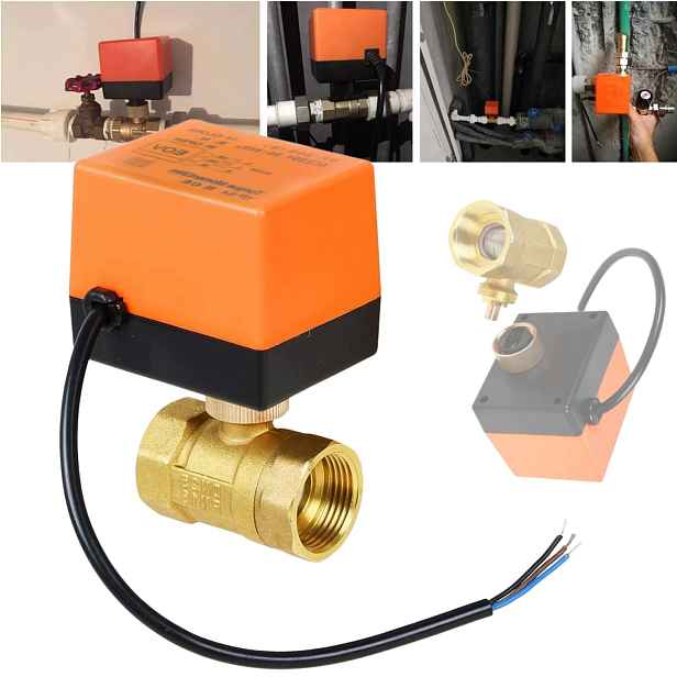 Elektrokulový Ventil 1 Palec S Pohonem 220 V DN25 Pohon Vody