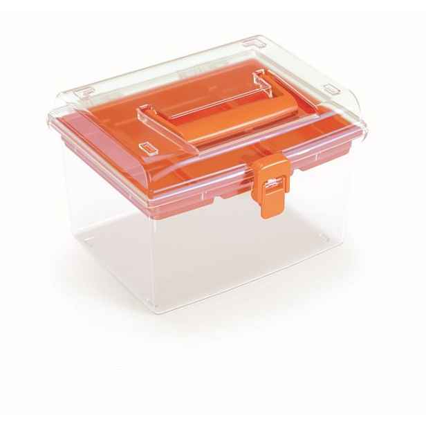 Prosperplast Organizér GEORG 19,5 x 17,4 x 13,5 cm oranžový