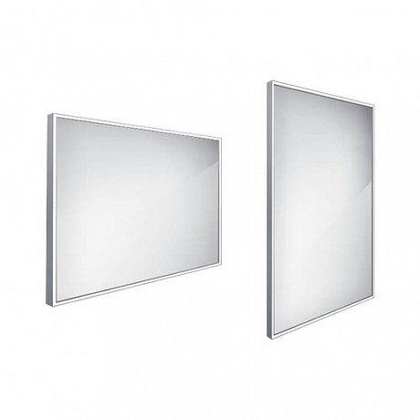 Zrcadlo bez vypínače Nimco 70x100 cm hliník ZP 13004