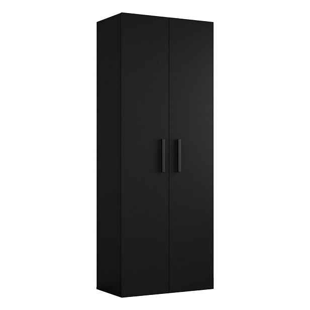 MASSENO MODERNÍ PŘEDSÍŇOVÁ SESTAVA MODULO, 80/204/40 cm, černá