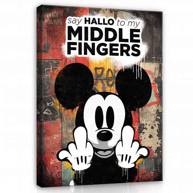 Obraz Mickey Mouse Moderní Do Obývacího Pokoje Ložnice Kanceláře 100x70