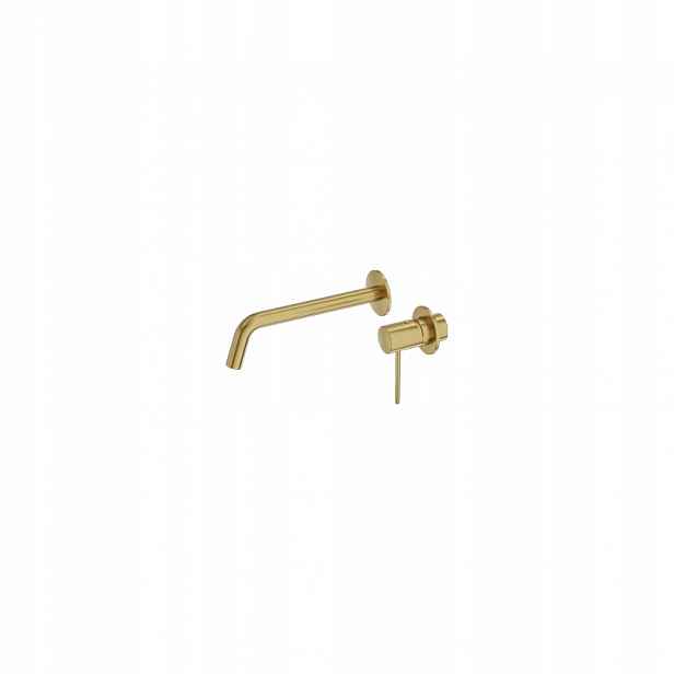 Podomítková umyvadlová baterie Orion Brushed Gold – Elegance a styl