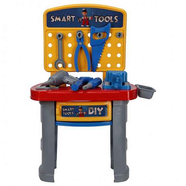 Sada dětského nářadí a ponku SMART TOOLS 32 ks
