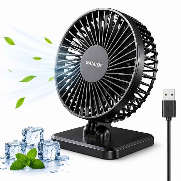 Stolní Ventilátor Usb Tichý Stolní Ventilátor Výkonný Mini Bezdrátový Letní