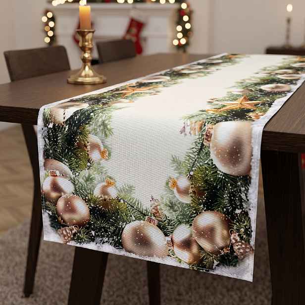 Vánoční běhoun na stůl NATALY I. 40x180 cm