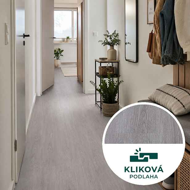 Vinylová podlaha kliková Canadian Design Vancouver, 1230 x 180 mm, Egibi