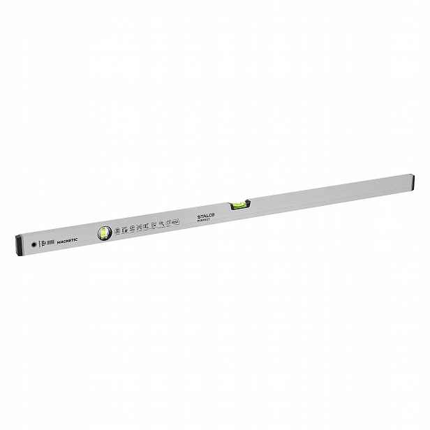 Vodováha Hliníková Eloxovaná S Magnetem 120 CM Stalco 1,2 m