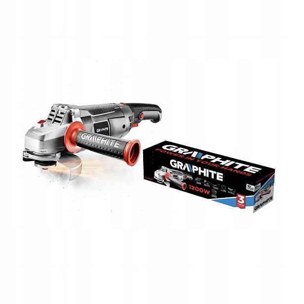 Graphite Úhlová Bruska S Regulací Otáček 1200 W 125 MM 59G220