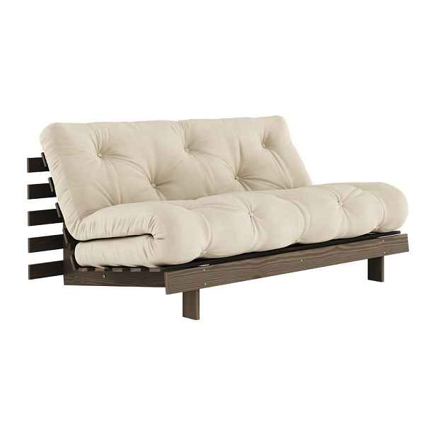 Béžovokrémová rozkládací pohovka 160 cm Roots – Karup Design