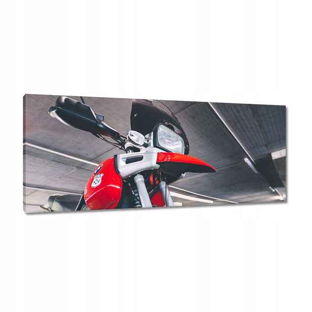 Obrazy 100x40 Červený motocykl Bmw