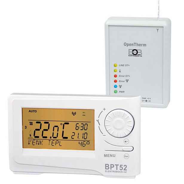 Termostat bezdrátový digitální Elektrobock BT52