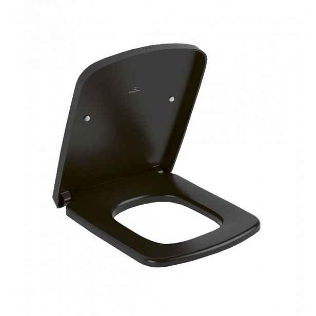 Villeroy & Boch Subway 3.0 - WC sedátko, SoftClosing, QuickRelease, Pure Black 8M85S1R7
