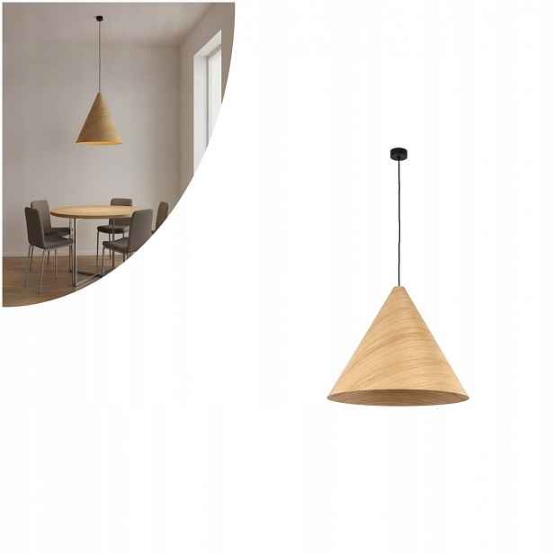 Závěsná lampa Solis Wood Dub světlý 10597 Tk Lighting