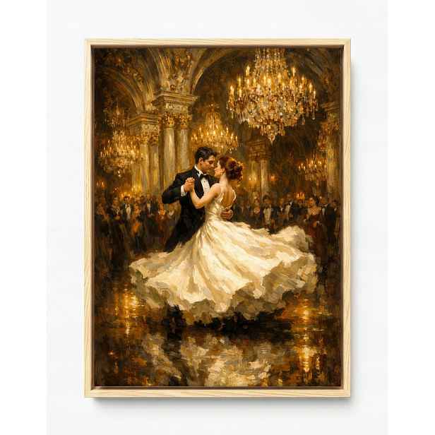 Obraz Rám Americká Krabička Hudba Tanec Pár Tanečníci Elegance 60x80