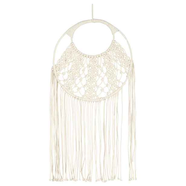 vidaXL Nástěnný závěs macramé 40 x 80 cm bavlna