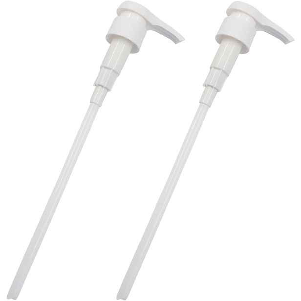 TEMU Pumpička na Šampon a Kondicionér (Balení 2 ks) - Bílá Náhradní Dávkovač pro Lahve 1 Litr/ 33,8oz, Zamykatelný Víčko s Pumpičkou, Profesionální