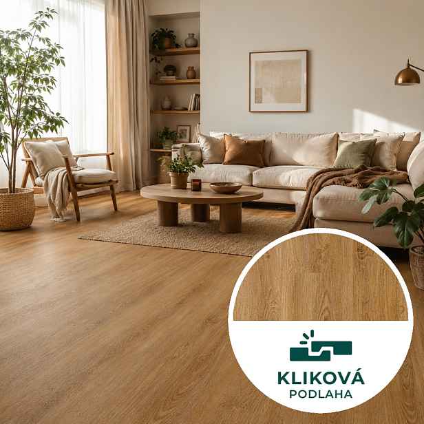 Vinylová podlaha kliková Canadian Design Victoria, 1230 x 180 mm, Egibi